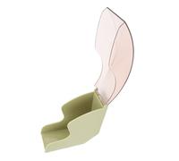 Smandy Comodo Contenitore, Scatola Portaoggetti Antipolvere in Acrilico, Supporto per Carta da Filtro a Forma di Ventaglio, Organizer Compatto per caffè per la Casa e il Bar (GREEN)