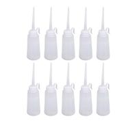 Smandy Confezione da 10 Bottiglie di Olio per Macchine da Cucire Oliatore in Plastica 150ML Beccuccio Lungo Ad Angolo Dispenser di Olio Resistente Alle Perdite per Macchine da Cucire Artigianato