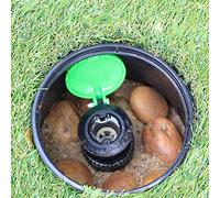 Smandy Coperchio della Scatola delle Valvole del di Irrigazione da 6 Pollici, Plastica Resistente Ai Raggi, Comoda Protezione dalla Polvere, Adatto per l'Irrigazione del Giardino Sotterraneo (#1)