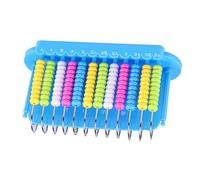 Smandy Cornice per Calcolo Aritmetico, Cornice per Conteggio Abaco in Plastica a 12 Righe 5 Colori con Superfici Levigate, per L'istruzione Scolastica a Casa e L'apprendimento della