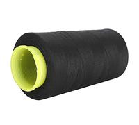 Smandy Filo per Cucire in Poliestere 3.000 Iarde Cavo per Cucire a Mano Resistente Accessorio per Fornitura per a Mano Kit da Cucito Essenziale con Bassa Rottura Buon Potere (BLACK)