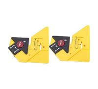 Smandy Guida per la Rifinitura del Legno da 2 Pezzi, Strumenti di Marcatura Che Consentono di Risparmiare Tempo e Manodopera Strumenti di Carpenteria in Legno Ausilio per la Falegnameria Marcatura