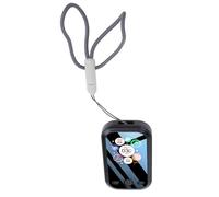 Smandy Il Misuratore Digitale della qualità Dell'aria con Display LCD Rileva l'umidità e la Temperatura PM2,5 PM1,0 PM10 per Uso Interno in Viaggio a Casa (BLACK)