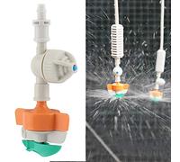 Smandy Irrigatore Rotante da 5 Pezzi, Raccordo Microgoccia Antigoccia, Design Antiacido, Efficiente di Irrigazione del Giardino per l'agricoltura e gli Spazi Pubblici