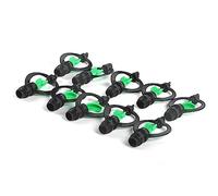 Smandy Irrigatori per Irrigazione da Giardino da 10 Pezzi, Gocciolatori Rotanti a 360 Gradi in Plastica per Irrigazione del Prato, di Emettitore Regolabile per Giardini Domestici e Fattorie