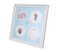 Smandy Kit Cornice per Foto con Impronte di Mani di Bambino, Ricordo in Plastica con Facile Documentazione per Regali per Neonati, per Baby Shower e Decorazioni per la Cameretta dei Bambini (#11)