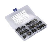 Smandy Kit Rondella Piatta in Alluminio Set Olio Metrico D 110 Pezzi Rondella Paraolio in Gomma, Kit Assortimento Rondelle Schiacciate, Resistente Alle Alte Temperature per Resistenza Ai Solventi
