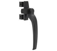 Smandy Maniglia per Bloccaggio Finestra 4 Pezzi, Impugnature Durevoli per ante in Lega di Alluminio, Installazione Semplice per Finestre Scorrevoli e a Battente (BLACK)