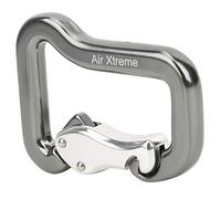 Smandy Mini Gancio per Lucchetto da Campeggio all'aperto, Fibbia da Arrampicata Durevole in Lega di Alluminio per Escursionismo, Parapendio e Viaggi, 84x64x12mm