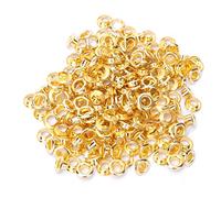 Smandy Occhiello Rivetto Occhiello da 100 Pezzi, Ottone Doppio Lato 5 Mm