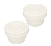 Smandy Paracolpi in Gomma per Scaletta per Piscina Confezione da 2 Tappi Protettivi per Cuscini per Piscina Interrata, con Design Antiscivolo per Tubi della Scaletta per (S)