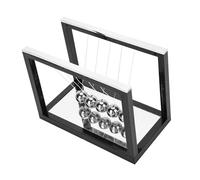 Smandy Pendolo Palla Decorazione Scienze Dell'educazione Giocattolo Strumento di Apprendimento della Fisica per Bambini con Specchio Arancione 11,7 X 8,5 X 16 Cm (BLACK)