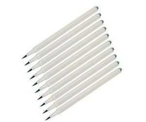 Smandy Pennarelli per Pittura con Punta a Pennello Morbida Metallizzata, 10 Pezzi di Inchiostro a Base D'acqua per la Copertina Dell'album, Carta Scura, Firma per (6551BR testina morbida (verde