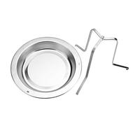 Smandy Portarrosto per Pollo in Acciaio Inossidabile Porta Arrosto Verticale Strumento per Grigliare per Barbecue con Vassoio Antigoccia per Campeggio All'aperto Tacchino Anatra Oca
