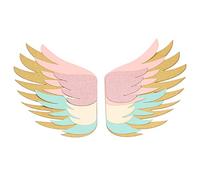 Smandy Puntelli Decorativi Multistrato per Ali di Torta Colorate Inserto Unico per Cake Topper per Matrimoni, Compleanni, Baby Shower, Anniversari, con Cartone Brillante di Alta qualità (Stile 3)