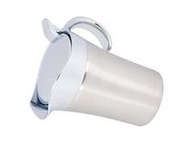 Smandy Salsiera Termica a Doppia Parete in Acciaio Inossidabile 304 con Coperchio e Beccuccio Antigoccia per Servire Liquidi Caldi o (Formato grande da 750 ml)