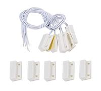 Smandy Sensore cablato per Porte e finestre Allarme per Porte e finestre Allarme di Induzione Magnetica per Porte e Finestre Interruttore Magnetico Allarme per Casa di Allarme