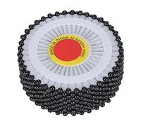 Smandy Spilli Metallici per Quilting, 480 Pezzi, per Cucito e Ricamo, con Testa di Sicurezza, per Sartoria e Craft (BLACK)