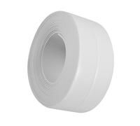 Smandy Striscia per Mastice da Parete da 3,2 M, Nastro Sigillante Impermeabile Flessibile in PVC per Vasca da Bagno e, Facile da Tagliare e Installare (38 mm*3,2 m)