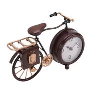 Smandy Sveglia Modello Bicicletta, Orologi da Scrivania e da Scaffale Orologio da Scrivania creatività Vintage per Regali Ragazzo e Ragazza Ufficio Camera da Letto Sveglia Modello Bicicletta Fattoria,