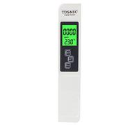 Smandy Tester di PH, Tester di qualità dell'Acqua, Termometri e Igrometri Misuratore TDS di qualità Digitale 4 in 1 da 0 a 9999 PPM per Acquari di Acqua Potabile di dell'Acqua TDS, Ec