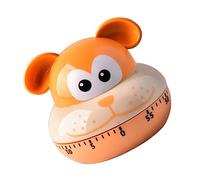 Smandy Timer da Cucina Meccanico, Timer di Cottura Manuale da 60 Minuti con Forma di Animale dei Cartoni Animati e Scala Chiara, per Studenti e Bambini (Cagne)