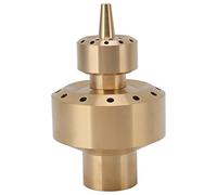 Smandy Ugello per Fontana a Doppia Colonna in Rame, Materiale in Rame Premium, Grande Volume di Spruzzo, Ideale per la Decorazione di Piscine e Paesaggi (G1.5in)