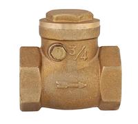 Smandy Valvola di Ritegno in Ottone DN20, Design Oscillante Unidirezionale, 232 PSI per un Flusso d'acqua Efficiente Negli Impianti Idraulici