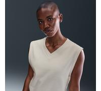 Smanicato da golf con scollo a V Nike - Donna - Bianco L (IT 48-50)