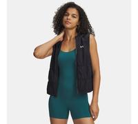 Smanicato Under Armour Rival Woven Ruched da donna Nero / Bianco L