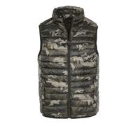 Smanicato Uomo Invernale Giubbino Militare Giubbotto Camouflage Gilet Veque