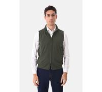 Smanicato Uomo No Stiro Cappuccio Estraibile Giubbotto Gilet Impermeabile Slim