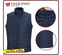 smanicato uomo piumino 100 grammi taglie forti gilet da 3xl a 8xl Jack & Jones