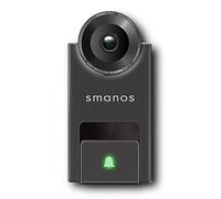 smanos DB-20 Smart Video Campanello, Controllato da App con Visione grandangolare 178 ° e Fotocamera 1080p, Funziona con K1 Smart Home Kit