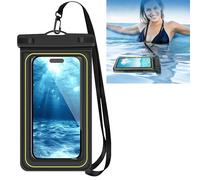 Smaoqingji Custodia Impermeabile Smartphone Cellulare Galleggiante Cover Subacquea - 1 Pezzo, Nero, Telefono Sacca, per Nuoto Rafting Spiaggia All'aperto Campeggio Parco Acquatico