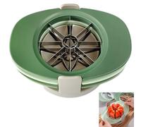 Smaoqingji Frutta Affetta Inox Taglia Mela A Sbuccia - Set di 4 Affetta Frutta per Tagliare e Snocciolare Vari Frutti, Facile da Smontare, Nucleo Pulito Rimosso Levatorsolo Affettati