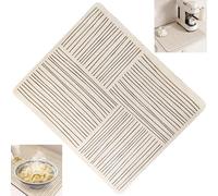 Smaoqingji Scolapiatti Da Appoggio Tappetino Assorbente - 1 Pezzo, Color Crema, Assorbente Lavabile Assorbe Rapidamente L'acqua e le Macchie di Grasso, Mantiene la Cucina Pulita e Ordinata