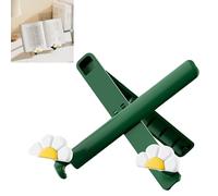 Smaoqingji Supporto Lettura Regolabile Supportos Portatile - 1 Pezzo, Verde, Leggio da Tavolo per Libri, Adatto a Diversi Libri e Tablet, Ideale per Concentrarsi Sulla Lettura, lo Studio e Il Lavoro