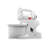 SMAPP 451.6 - Robot da cucina con ciotola da 3,3 l, motore da 580 W, colore bianco, con accessori per miscelazione e frusta e set di naselli per miscelatore, 5 velocità, robot da cucina per impasto
