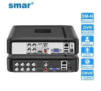 Smar H.265 4CH/8CH CCTV DVR 5M-N 5 in 1 AHD CVI TVI CVBS Telecamera IP Videoregistratore digitale ibrido Sistema di sicurezza domestica Onvif NVR