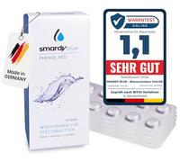 smardy 50 Phenol Red Pastiglie Fotometro - Valore del pH Compresse di Prova per Tester Elettronico dell'acqua - Analisi Precisa per Piscina, Spa e Acquario - Made in Germany