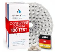 smardy Kit 100 Compresse test fotometro per piscina- 50x Phenol Red & DPD1