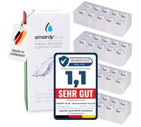 smardy kit analisi acqua 240 pastiglie - 120 pH + 120 cloro/bromo | Pastiglie rapide per pH e cloro libero/bromo, per tester manuali di piscina, spa e acqua potabile, Made in Germany