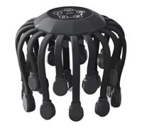 Smart 20-Claw Electric Head Massager Scalp, Wireless 360° Deep Intelligent Octopus Massage, Wireless Deep Scalp Massage Device with 5 Smart Modes, Stress Relief Sleep Aid for Home (Black-Large)
