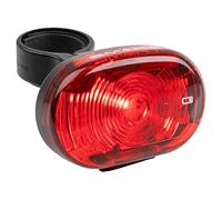 Smart 221521_4715681403618, Star-Luce Posteriore USB Super Luminosa a LED Impermeabile, con Marchio di Controllo Tedesco Ricaricabile, Colore: Rosso Unisex Adulto