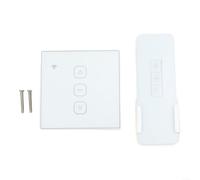 Smart 24V DC Motor Switch Panel for Window Opener with Rain Sensor for Smart Remote Control, AC 100-240V Input 24V/220V Output, Automatic Weather Protection for Serre and Lucernario White