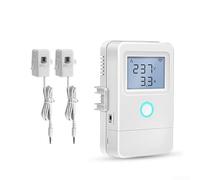 Smart 3-Channel Electricity Meter, WiFi Enabled 100A Trasformatore di corrente ForTuya, 16A On/Off Control, Schermo LCD, Protezione da surriscaldamento (2CH)