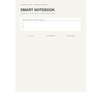 Smart 3-Subject Notebook: College Ruled Cornell Notes & Spaced Repetition Study System for High School and College Students: 8.5 x 11 Aesthetic ... Semester Planner with Flashcard Matrix