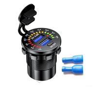 Smart 45W Dual USB Charger con display LED e interruttore on/off per una gestione efficiente dell'alimentazione (Dual USB)