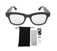 Smart AI Glasses, 1080P Photo Taking DV Anti Shake, Smart Bluetooth Translation Eyeglasses for Music Call Travel, Transparent Lens